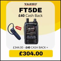 Yaesu FT5 DE – Dual-Band Digital Transceiver - £40 Cashback plus FREE MICROPHONE!