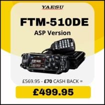 Yaesu FTM-510DE ASP - Dual Band Mobile Transceiver - £70 Cash Back!