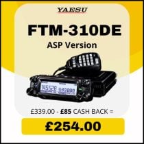 Yaesu FTM-310DE - 144/430MHz 55W/50W C4FM Digital/ FM Mobile Transceiver w/ ASP - £85 cashback!