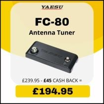Yaseu FC-80 - HF 10W Antenna Tuner - £45 Cash Back!