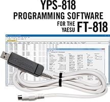 YPS-818 Programming Software and USB-62 cable for the Yaesu FT-818