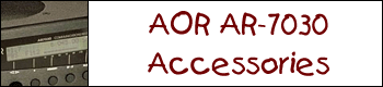 AOR AR-7030 Accessories