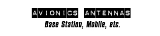 Avionics Antennas