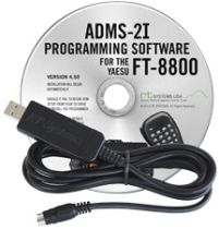 ADMS-2I Programming Software and USB-29B cable for the FT-8800