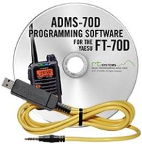 ADMS-70D Programming Software and USB-57B cable for the Yaesu FT-70D