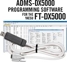 ADMS-DX5000 Programming Software and USB-63 for the Yaesu FT-DX5000