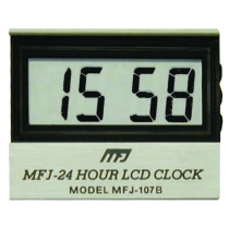 MFJ-107B Single 24 Hour LCD Clock