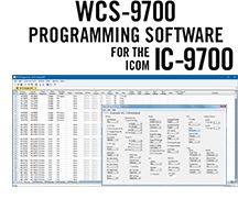 WCS-9700 Programming Software and RT-42 USB-A to USB-B cable for the ICOM IC-9700